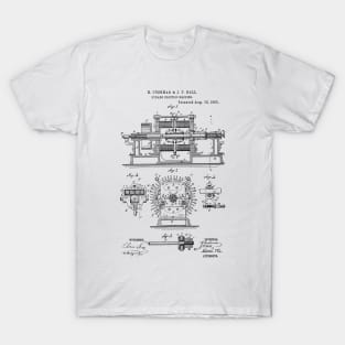 Dynamo Electric Machine Vintage Patent Hand Drawing T-Shirt